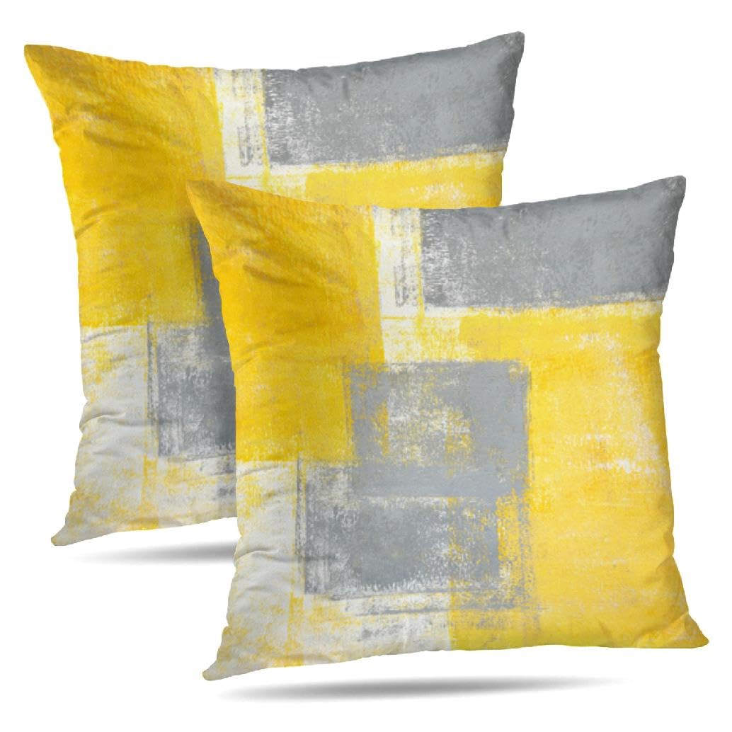 Throw Pillow Covers for Couch, 18x18 Inch, 2 Pack, Turquoise