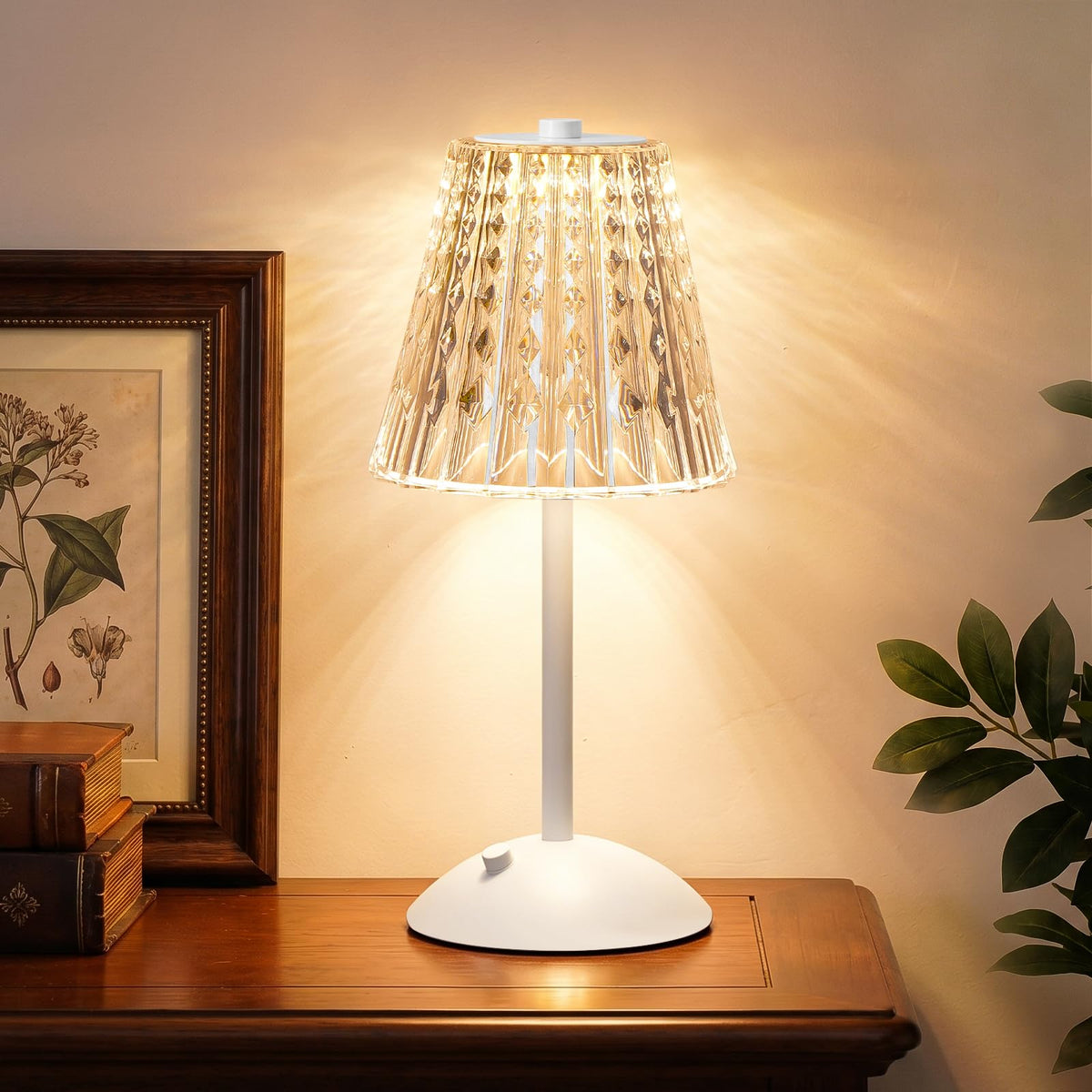 Cordless Touch Table Lamp, Classic Edition Rechargeable Small Desk Lamp