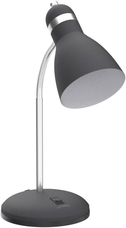 LEPOWER Metal Desk Lamp, Adjustable GooseNeck Reading Light for Bedroom