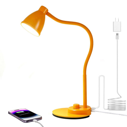 BOHON LED Desk Lamp with USB Charging Port 3 Color Modes Dimmable, Black