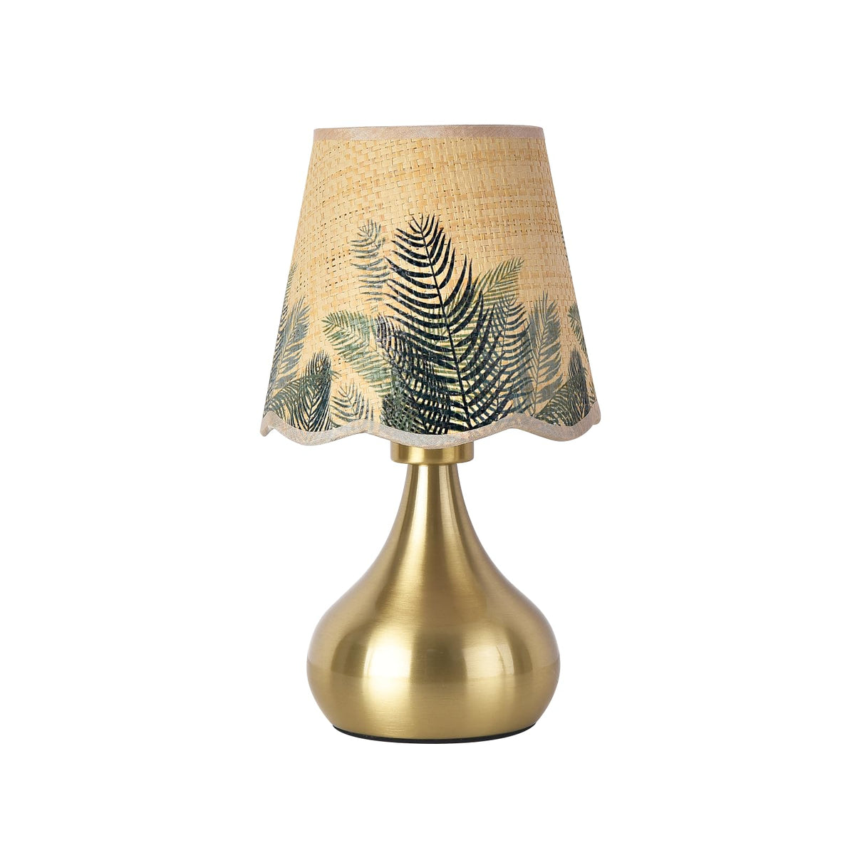 Ziqqeelam Brown Small Bedside Table Lamp for Bedroom, Farmhouse Bedroom Lamps for Nightstand, Rattan Lamp Shade Table Lamps for Small Spaces for Kitchen Counter, Home Office, Living Room, Kids Dorm