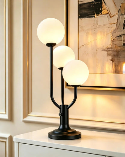Globe Orange Table Lamp Dimmable Magic DIY Arms G9 Bulbs Included