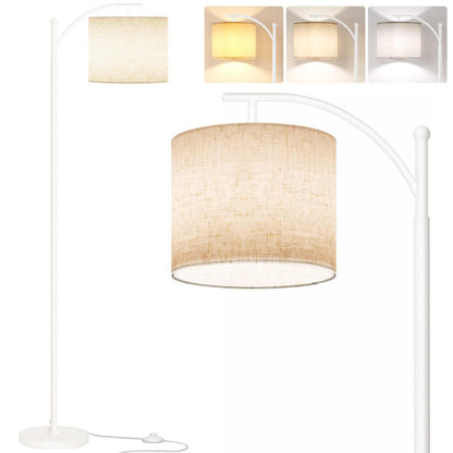 SUNMORY Arc Floor Lamp, Modern Floor Lamp with 3 Color Temperatures Bulb