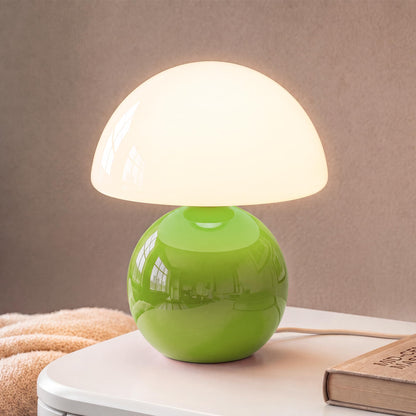 Dawnwake Mushroom Lamp Table Lamp for Bedroom-Small Desk Table Lamps,Orange