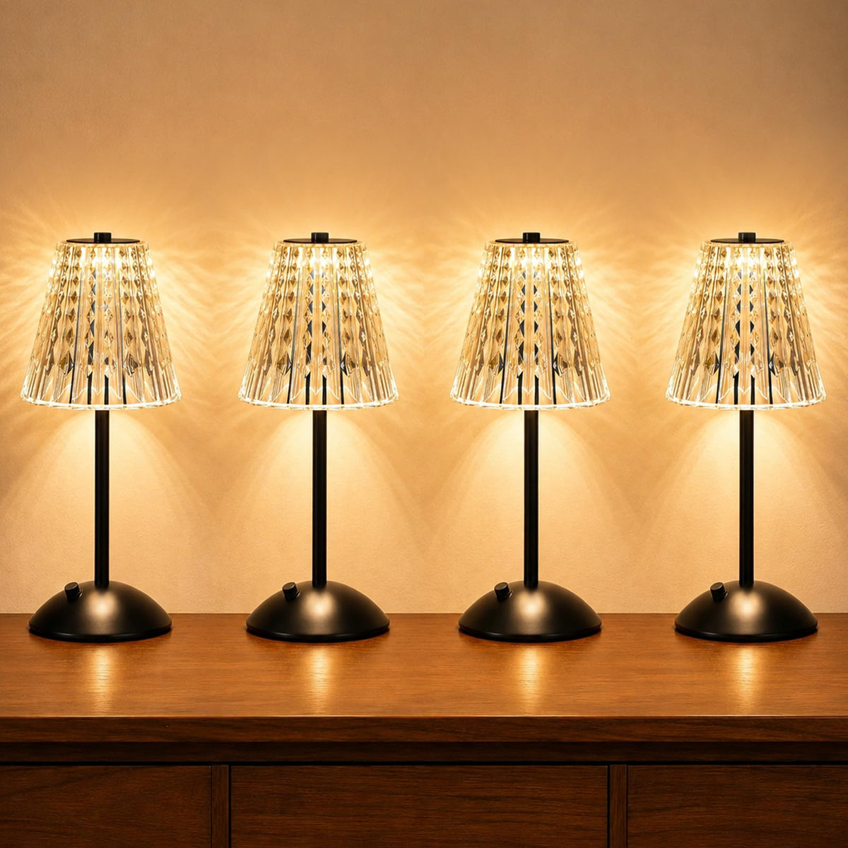 Cordless Touch Table Lamp, Classic Edition Rechargeable Small Desk Lamp