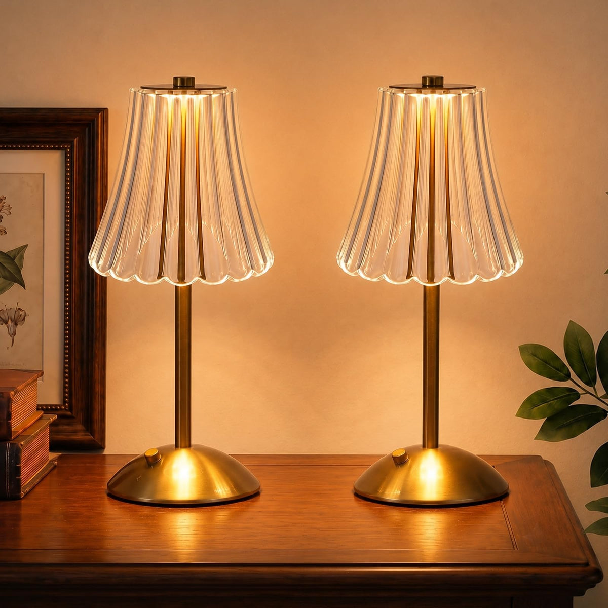 Cordless Touch Table Lamp, Classic Edition Rechargeable Small Desk Lamp