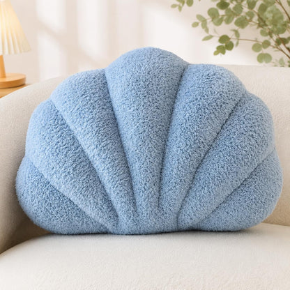 CANGHI Shell Pillow, Seashell Pillow,Seashell Throw Pillows,White 13"x10"