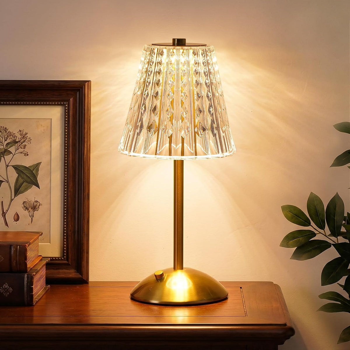 Cordless Touch Table Lamp, Classic Edition Rechargeable Small Desk Lamp