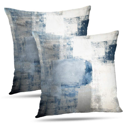 Throw Pillow Covers for Couch, 18x18 Inch, 2 Pack, Turquoise