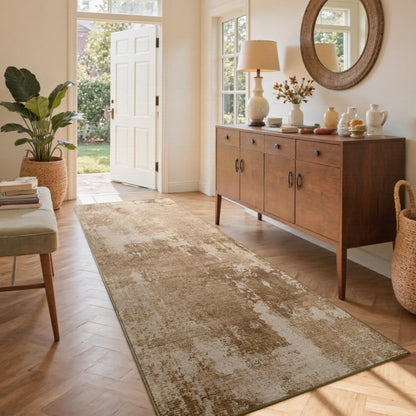 6x9 Ft Abstract Washable Area Rugs for Living Room Blue