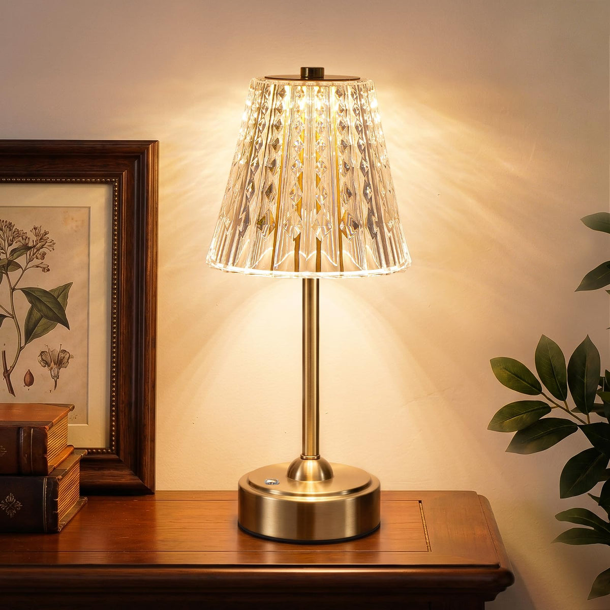 Cordless Touch Table Lamp, Classic Edition Rechargeable Small Desk Lamp