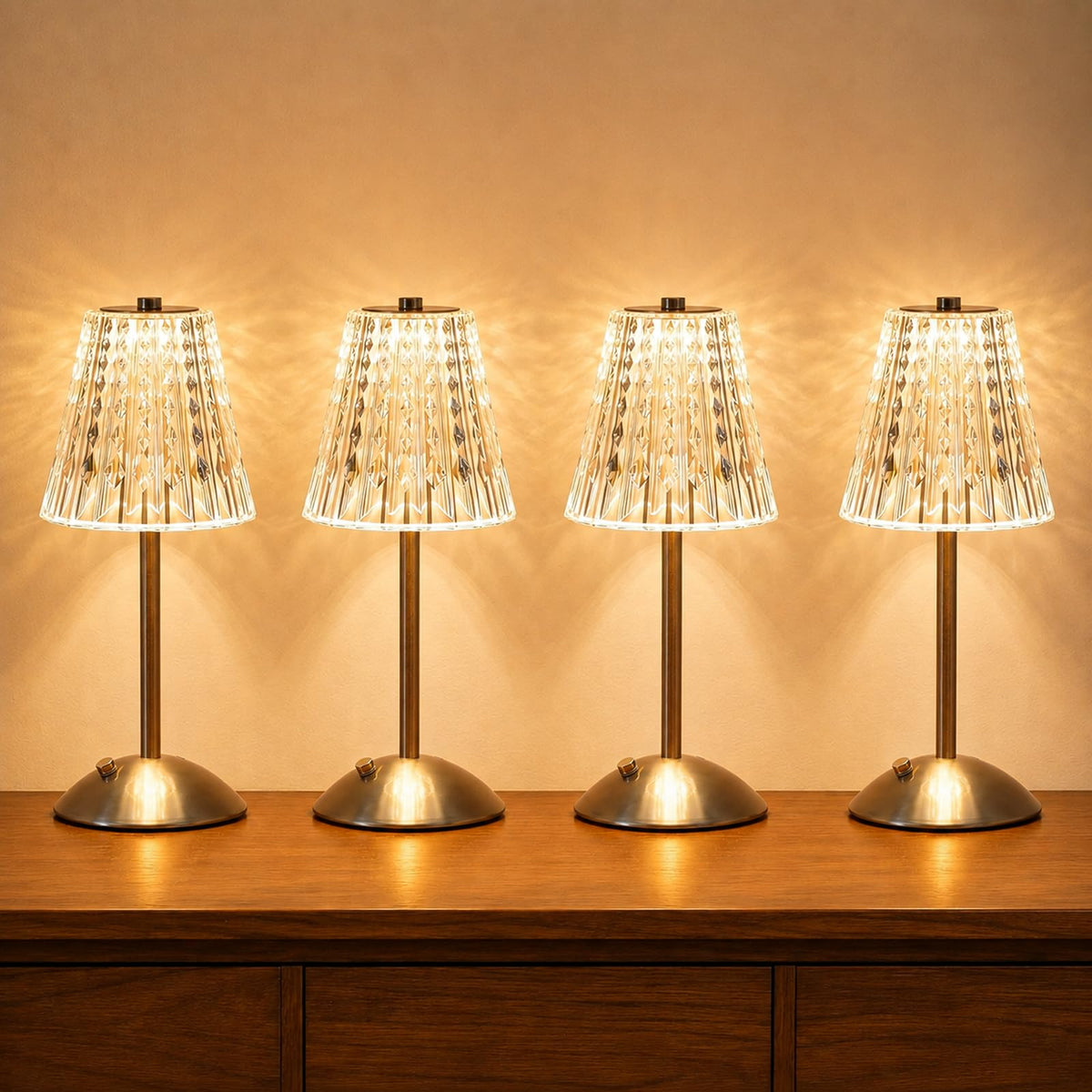 Cordless Touch Table Lamp, Classic Edition Rechargeable Small Desk Lamp
