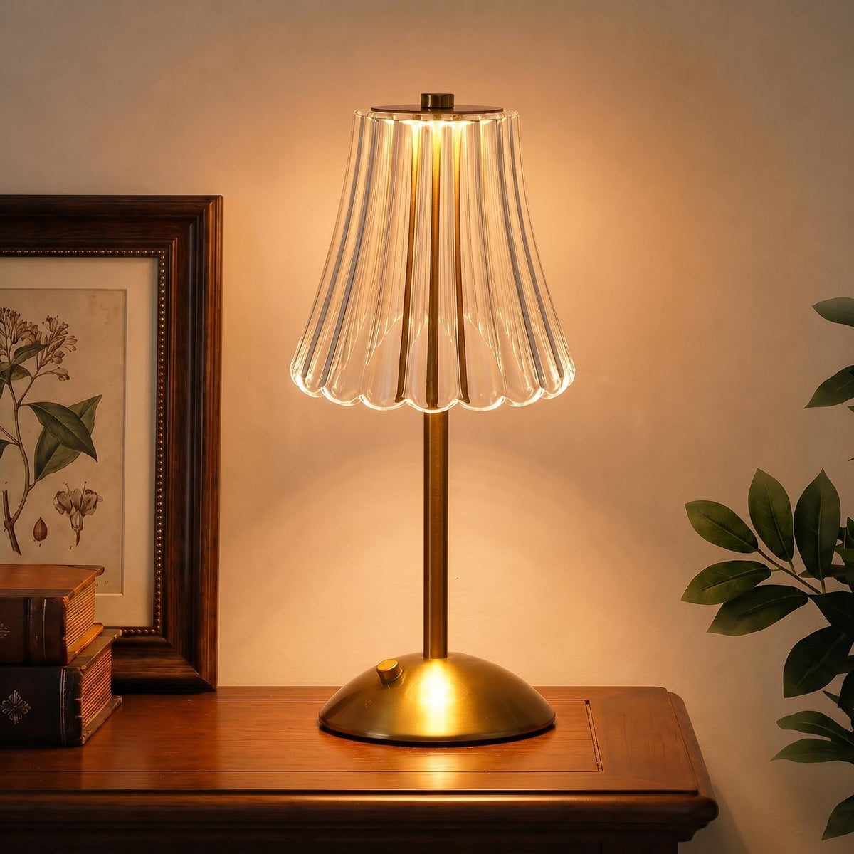 Cordless Touch Table Lamp, Classic Edition Rechargeable Small Desk Lamp