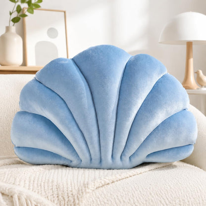 CANGHI Shell Pillow, Seashell Pillow,Seashell Throw Pillows,White 13"x10"
