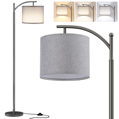 SUNMORY Arc Floor Lamp, Modern Floor Lamp with 3 Color Temperatures Bulb