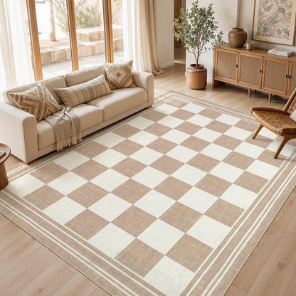 cotiled Boho 5x7 Area Rugs for Living Room: Soft Moroccan Washable Rug