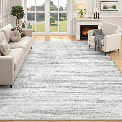 Area Rug 8x10 Living Room Rugs: Washable Modern Rug Large Non-Slip Soft Rugs Stain Resistant Printed Rug Indoor Carpet for Bedroom Kitchen Dining Room Nursery Playroom Home(Beige, 8'x10')