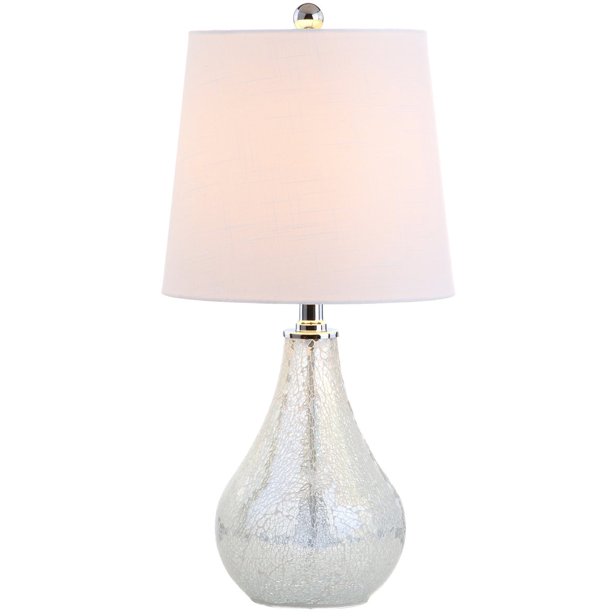 JONATHAN Y Mona Coastal Mini LED Table Lamp 20.5" Bedside, Seashell