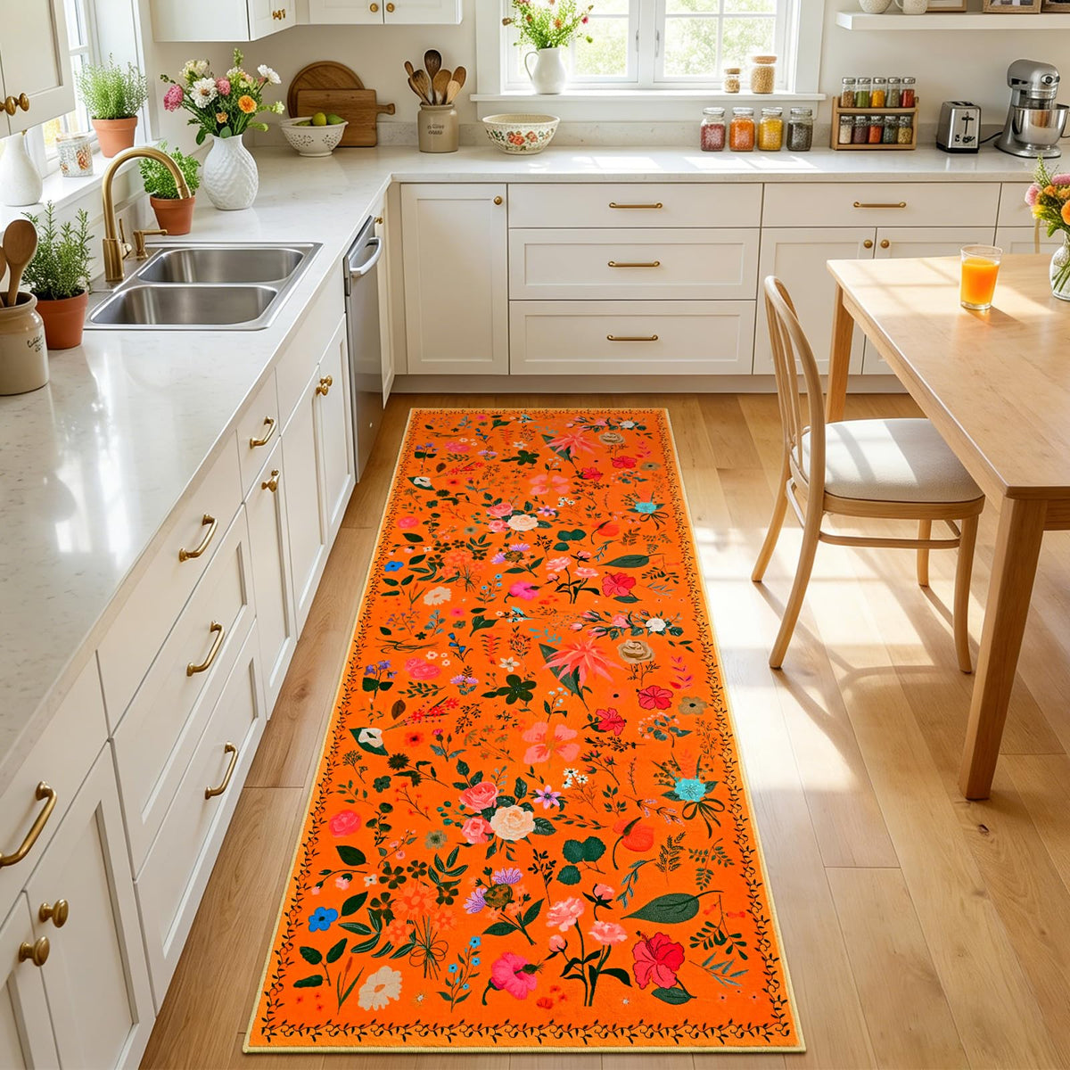 ISEAU Pink Rug for Bedroom 4x6 Area Rugs for Kids Room Dorm Rug, Non Slip