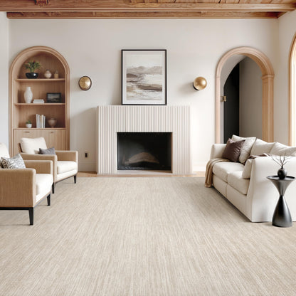 Valenrug Washable Rugs 5x7, Non Slip Large Area Rugs for Living Room, Beige