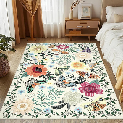 MOSISO 6x9 Area Rug for Bedroom, Soft Non-Slip Indoor Floor Low Pile Mat