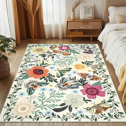 MOSISO 6x9 Area Rug for Bedroom, Soft Non-Slip Indoor Floor Low Pile Mat