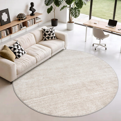 Valenrug Washable Rugs 5x7, Non Slip Large Area Rugs for Living Room, Beige