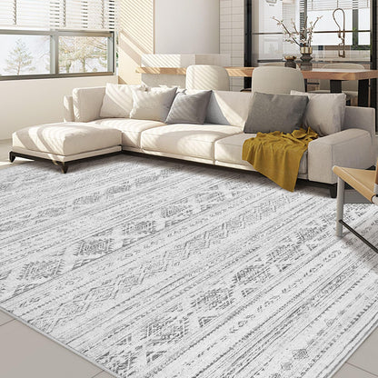Nakagishi Boho 5x7 Area Rug Living Room Rugs Machine Washable Beige/Brown