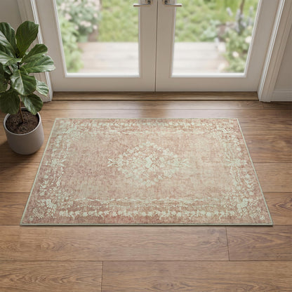 FlyDOIT 5x7 Large Area Rugs for Living Room, Green