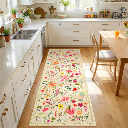 ISEAU Pink Rug for Bedroom 4x6 Area Rugs for Kids Room Dorm Rug, Non Slip