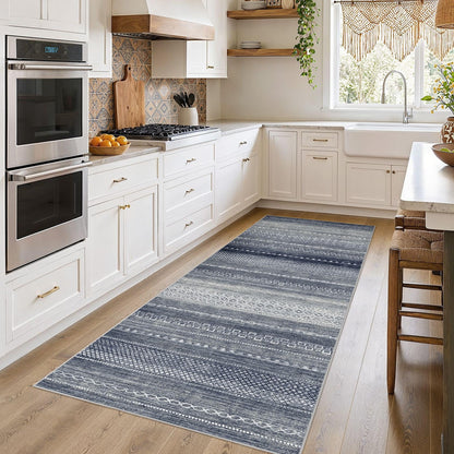 Nakagishi Boho 5x7 Area Rug Living Room Rugs Machine Washable Beige/Brown