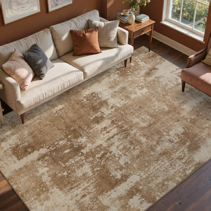 6x9 Ft Abstract Washable Area Rugs for Living Room Blue