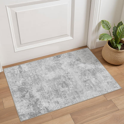 Tortania Area Rug Living Room Rugs - 5x7 Washable Large Soft Neutral Boho Moroccan Bohemian Farmhouse Rug Indoor Floor Carpet for Bedroom Under Dining Table Home Office Decor - Cream Brown
