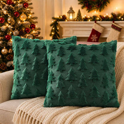 decorUhome Light Rust Pumpkin Faux Fur Throw Pillow Covers 18x18 Set of 2
