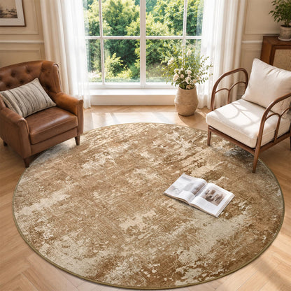 6x9 Ft Abstract Washable Area Rugs for Living Room Blue