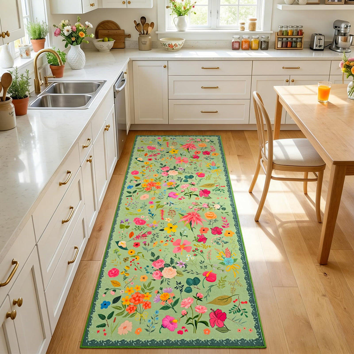 ISEAU Pink Rug for Bedroom 4x6 Area Rugs for Kids Room Dorm Rug, Non Slip