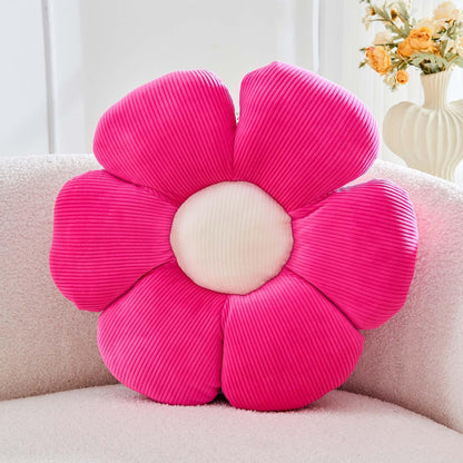 Kcvvcr Flower Throw Pillow, Soft Sage Green 14.9" Shaped Floor Pillow for Home Decor, Cute Aesthetic Plush Decorative Pillows for Bed, Sofa, Couch