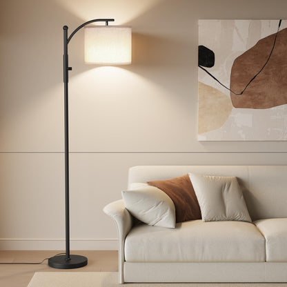 SUNMORY Arc Floor Lamp, Modern Floor Lamp with 3 Color Temperatures Bulb