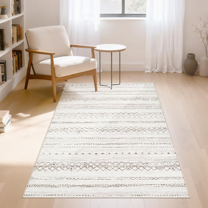 cotiled Boho 5x7 Area Rugs for Living Room: Soft Moroccan Washable Rug