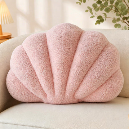 CANGHI Shell Pillow, Seashell Pillow,Seashell Throw Pillows,White 13"x10"