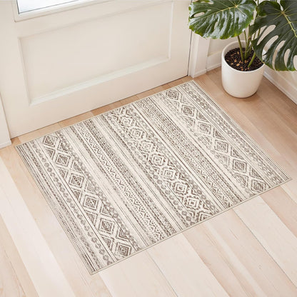 cotiled Boho 5x7 Area Rugs for Living Room: Soft Moroccan Washable Rug