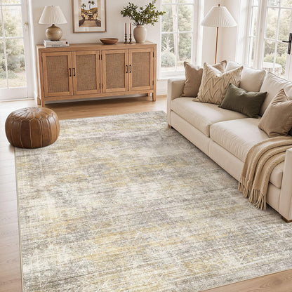 cotiled Boho 5x7 Area Rugs for Living Room: Soft Moroccan Washable Rug