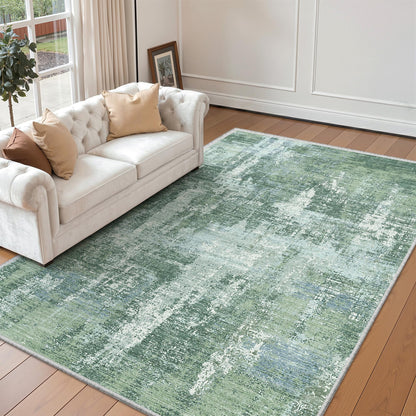 Valenrug Washable Rugs 5x7, Non Slip Large Area Rugs for Living Room, Beige