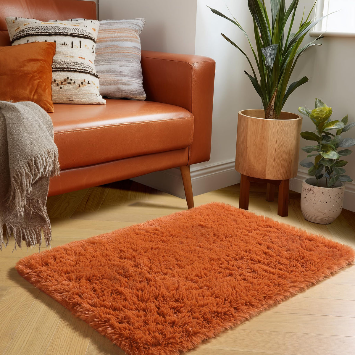 Amdrebio Grass Green Fluffy Area Rug 4x6 for Bedroom Classroom Living Room