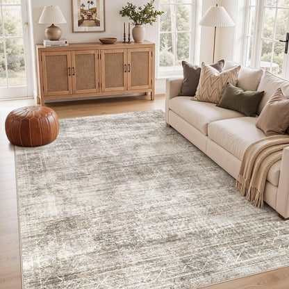 cotiled Boho 5x7 Area Rugs for Living Room: Soft Moroccan Washable Rug