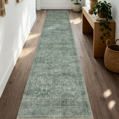 JOLLYVOGUE 5x7 Area Rugs for Living Room, Washable Rug, Beige