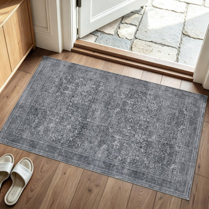 JOLLYVOGUE 5x7 Area Rugs for Living Room, Washable Rug, Beige