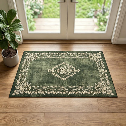 FlyDOIT 5x7 Large Area Rugs for Living Room, Green
