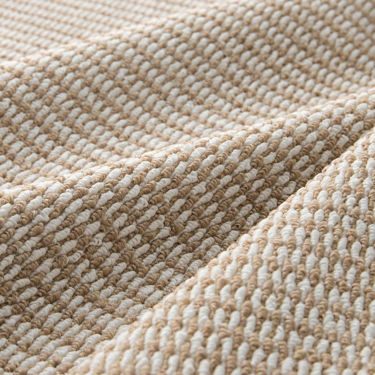 Bedsure 9x12 Faux Wool Area Rug for Living Room, Machine Washable, Beige