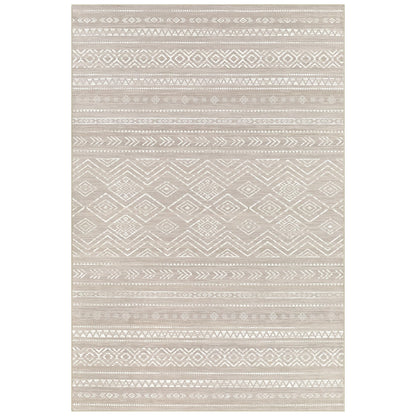 Tortania Area Rug Living Room Rugs - 5x7 Washable Large Soft Neutral Boho Moroccan Bohemian Farmhouse Rug Indoor Floor Carpet for Bedroom Under Dining Table Home Office Decor - Cream Brown